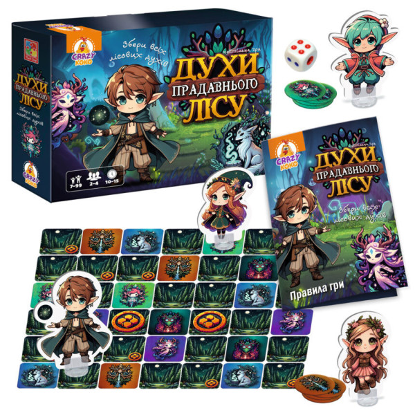 Игра настольная "Духи древнего леса" VT8055-48, 4 персонажа (VT8055-48)
