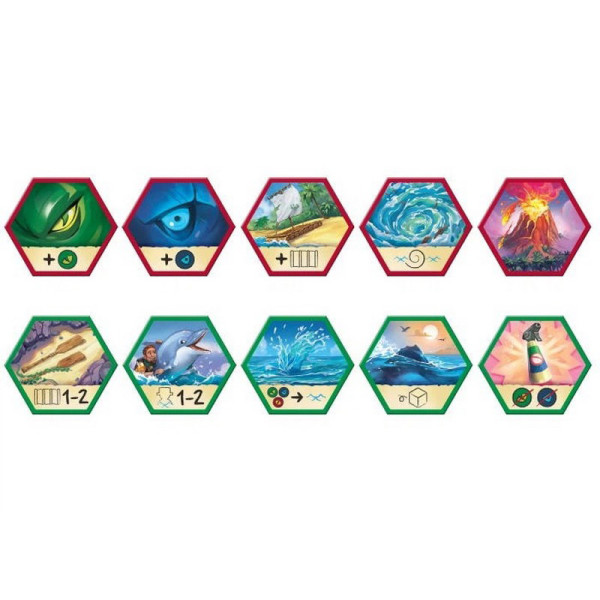 Настольная игра "Выжить: побег с острова" ZYGSTI01UA 50 фишек искателей приключений(ZYGSTI01UA)