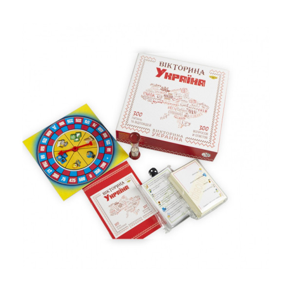 Настільна гра "Вікторина Україна" Майстер MKL1003 (MKL1003)