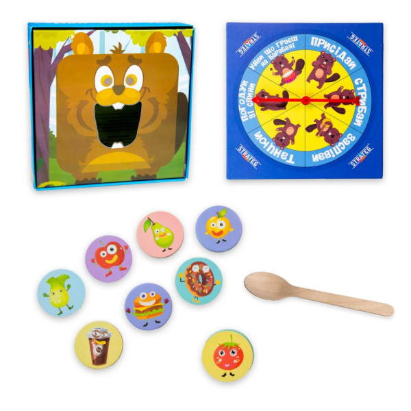 Настольная игра "Погоди меня - бобер" 30378 инструкция 20 фишек, рулетка (30378)
