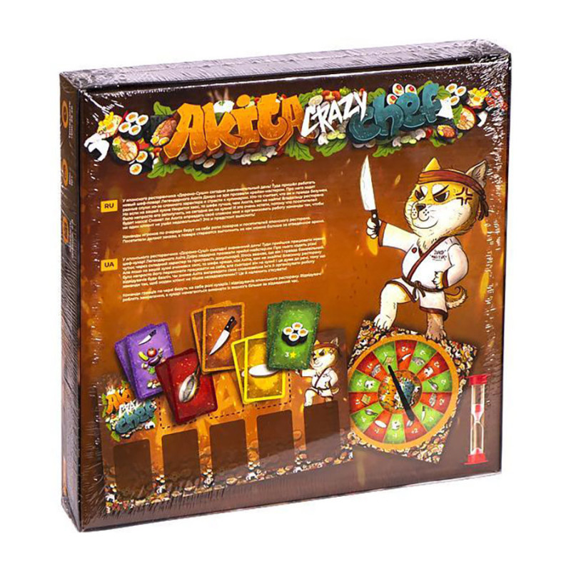 Настільна гра "Akita Crazy Chef" G-ACC-01-01 з пісочним годинником