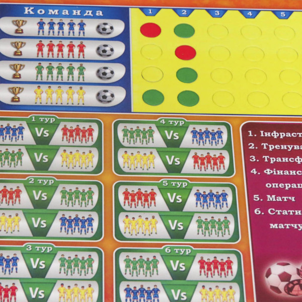 Настільна гра "Футбольний клуб" 0963 від 8 років (0963)