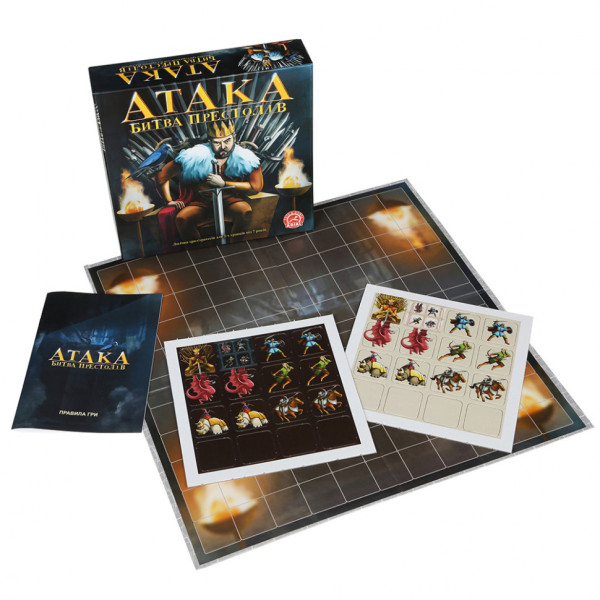 Настільна гра Атака. Битва престолів Arial 911401 для 2х гравців (911401)
