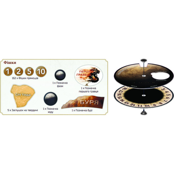 Настільна гра "DUNE: Гра про війну та дипломатію" DUNE05-UA (DUNE05-UA)