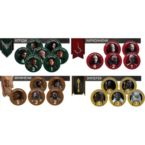 Настільна гра "DUNE: Гра про війну та дипломатію" DUNE05-UA (DUNE05-UA)