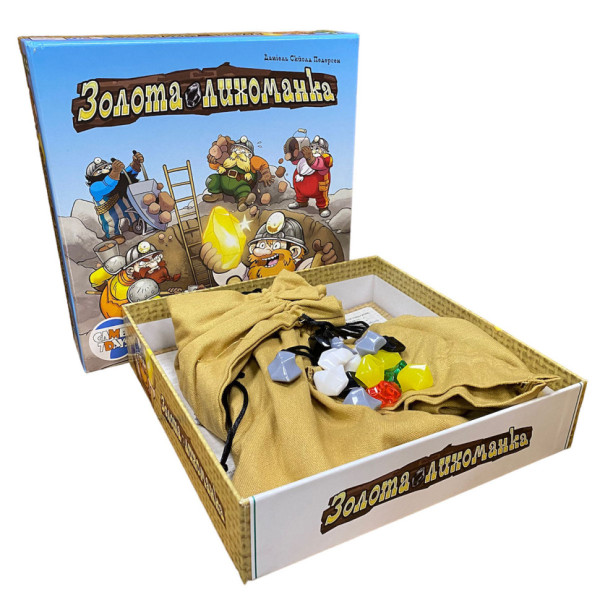 Настільна гра "Золота лихоманка" ZL001UA (ЗЛ001UA) 95 пластикових каменів (ZL001UA)