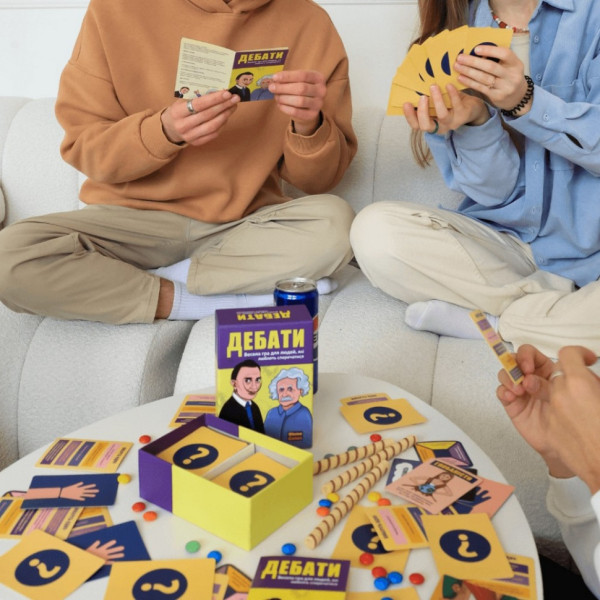 Настільна гра «Дебати» 0018MG 500 різноманітних тем для дебатів (0018MG)