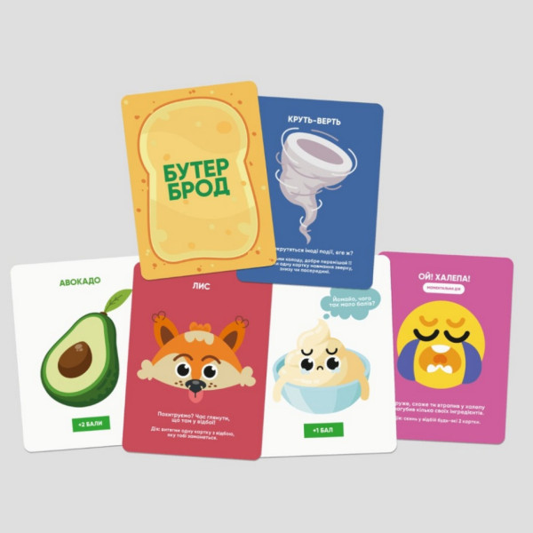Настільна гра «Бутерброд» 0026MG 90 карток (0026MG)