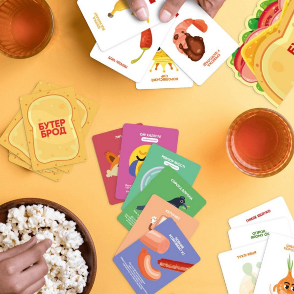 Настільна гра «Бутерброд» 0026MG 90 карток (0026MG)