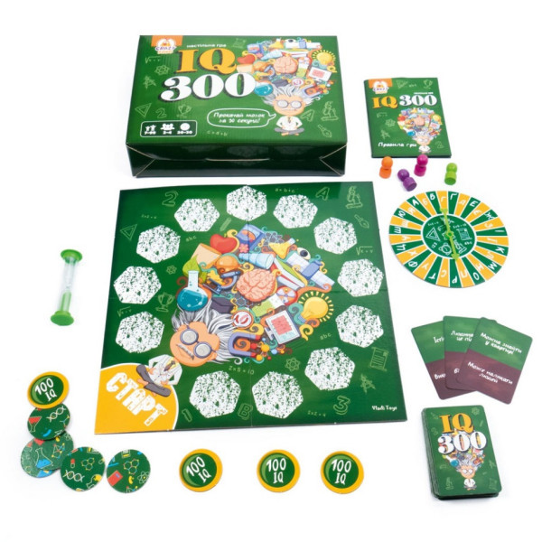 Детская настольная игра "IQ300" VT8055-46 колесо удачи, песочные часы (VT8055-46)
