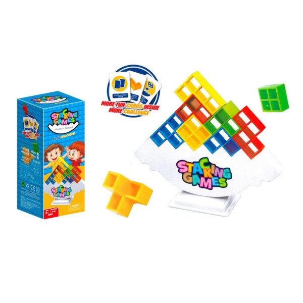 Детская настольная игра "Балансир - тетрис" S-128, 48 деталей (S-128)
