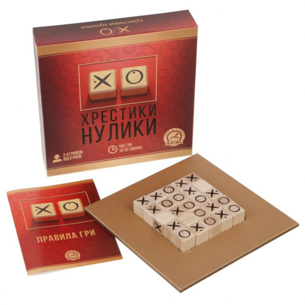 Настільна гра Хрестики-нулики Arial 911135 (911135)