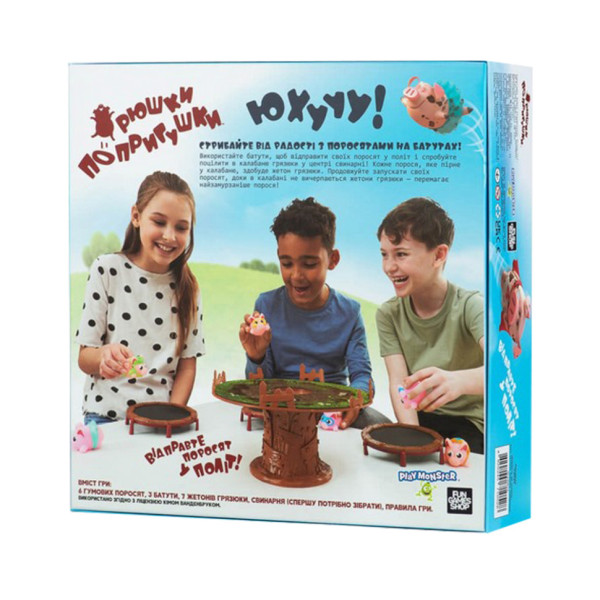 Настільна гра "Хрюшки - попригушки" FGS63 українською мовою (FGS63)