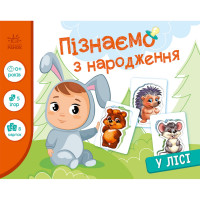 Детская развивающая игра "Узнаем с рождения: В лесу" 264015, 8 карт (264015)
