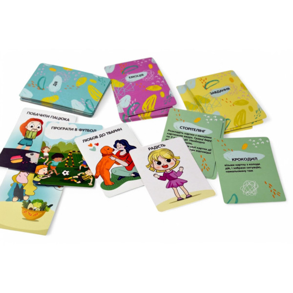 Настольная игра "Эмоции" 2262-UM 37 карт, 7 вариантов игры (2262-UM)
