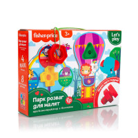 Гра-конструктор з болтами @Fisher-Price. Парк розваг@ Vladi Toys VT2905-21 Укр (VT2905-21)