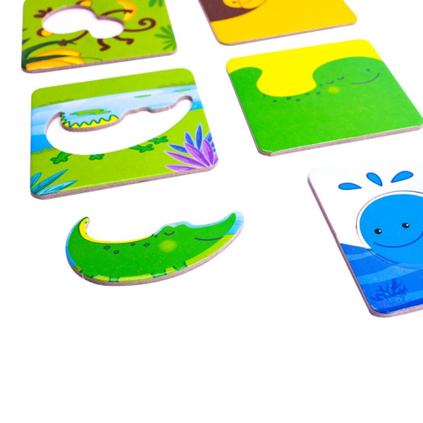 Дитяча настільна гра "Зоосвіт 3 в 1" VT2901-04 укр. мовою (VT2901-04)