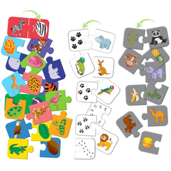 Гра настільна розвиваюча Парочки Зоопарк ME5032-11 EN (ME5032-11 EN)