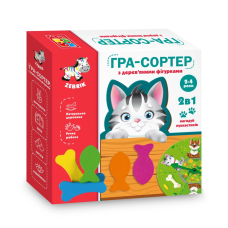 Гра-сортер "Нагодуй пушистиків" ZB2002-07 Vladi Toys (укр) (ZB2002-07)
