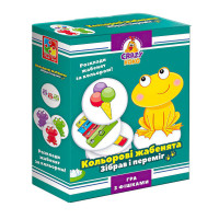 Гра настільна "Кольорові жаби" Vladi Toys VT8025-06 укр (VT8025-06)