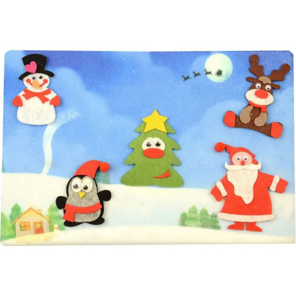 Розвивальна гра з фетру "Новий рік" (ПФ-012) PF-012 (PF-012)