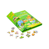 Розвиваючий дитячий "Алфавіт на липучках" Puz-26919, 66 букв  (Puz-26919)