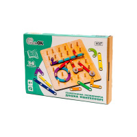 Геометрична розвиваюча "Дошка Монтессорі" Puz-27260, 56 комбінацій (Puz-27260)