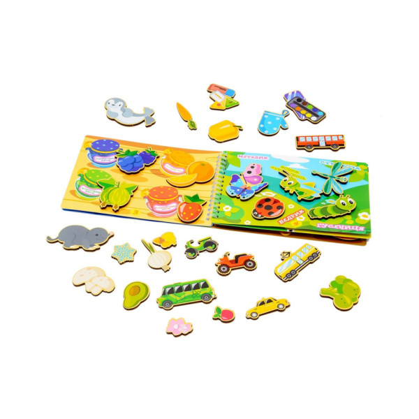 Розвиваючий Альбом "Головоломка на липучках" Puz-22925 (Puz-22925)