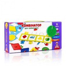 Дитяча гра з ґудзиками "Комбінатор" для найменших VT2905-06 укр. мовою