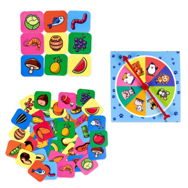 Настільна гра "Хто, що їсть?" 30547 українською мовою (30547)