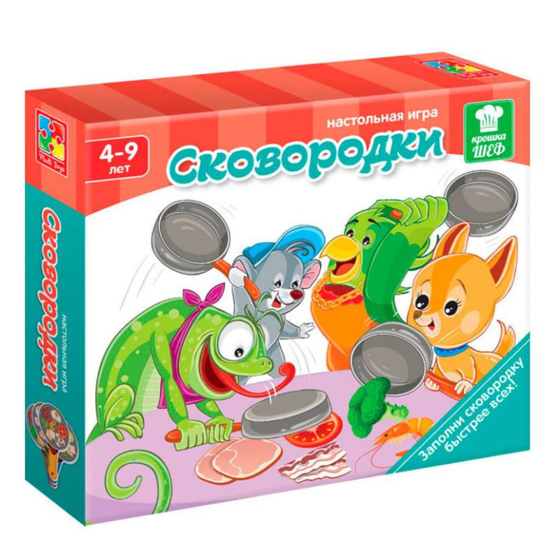 Игра на скорость "Сковородки" VT2309-09 на рус. языке