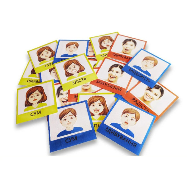Набір дидактичних ігор Емоції HEGA 285HG з повним методичним посібником (285HG)