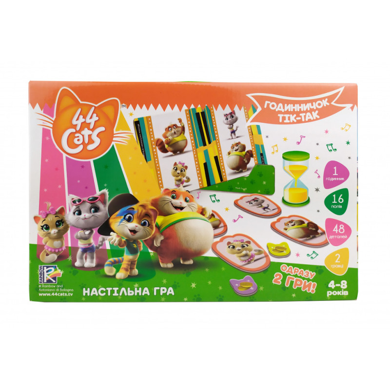 Настільна гра 44 Cats "Годинник Тік-Так" VT8055-26 укр. мовою