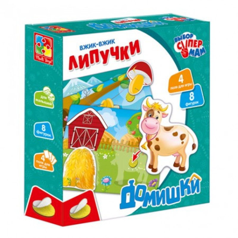 Дитяча настільна гра "Вжик-вжик" VT1302-24 на липучках