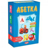 Детская настольная игра "Азбука" 0529, 33 пары карточек