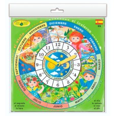Дитяча розвиваюча гра "Годинник" Spain 82821 іспанською мовою