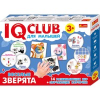 Навчальні пазли. Кумедні звірята. Iq-club для малюків (р) 13152045