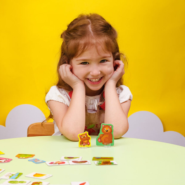 Настільна гра асоціації "У лісі та на фермі" Vladi Toys VT1804-46 (укр) (VT1804-46)