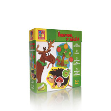 Гра-шнурівка з липучками "Їжачок у лісі" Vladi Toys VT1804-45 (укр) (VT1804-45)