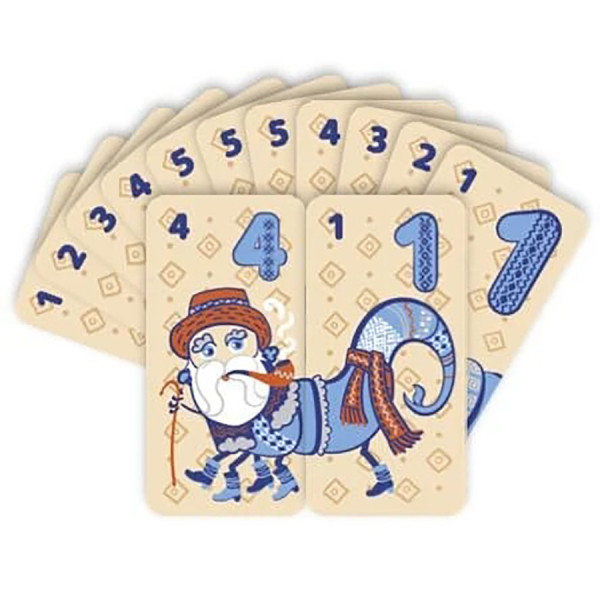 Настільна навчальна гра 40ніжок 360067, 52 карти (360067)