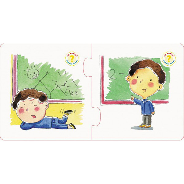 Настільна гра Правильно-неправильно У навчальному закладі 973004 з наклейками (973004)