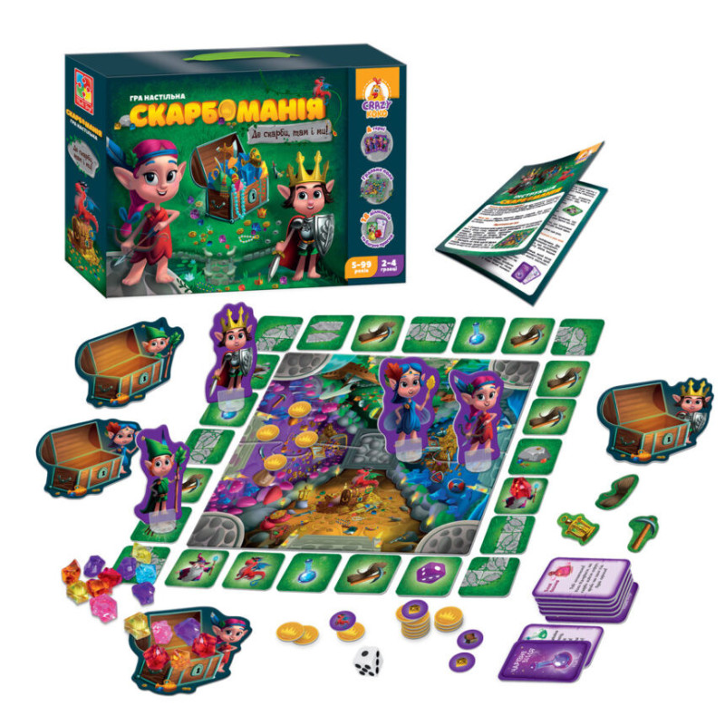Игра настольная "Скарбоманія" Vladi Toys VT8055-30 (укр)