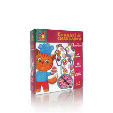 Настільна гра "Солодкі смаколики" Vladi Toys VT1804-42 (укр) (VT1804-42)