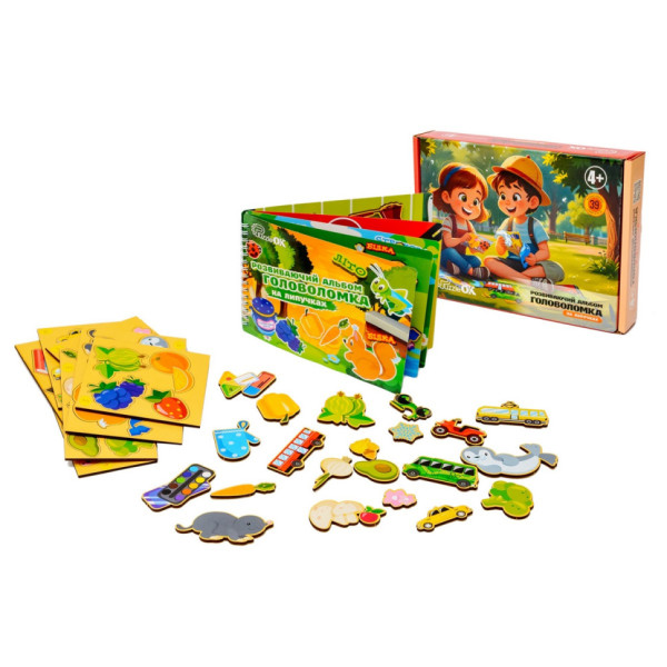 Розвиваючий Альбом "Головоломка на липучках" Puz-22925 (Puz-22925)