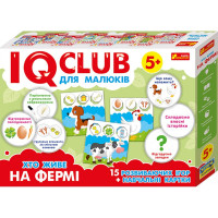 Навчальні пазли. Хто живе на фермі. Iq-club для малюків (у) 13203005 (13203005)