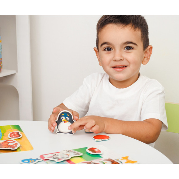 Гра настільна На липучках "Хто що їсть?" Vladi Toys VT1302-27 (укр) (VT1302-27)