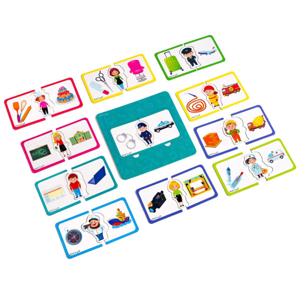 Настільна гра на асоціації "У світі професій" Vladi Toys VT1804-44 (укр) (VT1804-44)