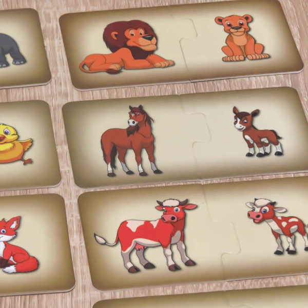 Настільна гра "Чий малюк" 0451 з 30 карток з малюнками (0451)