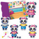 Игра развивающая с липучками "Пандочка" VT1320-05, 9 элементов одежды (VT1320-05)

