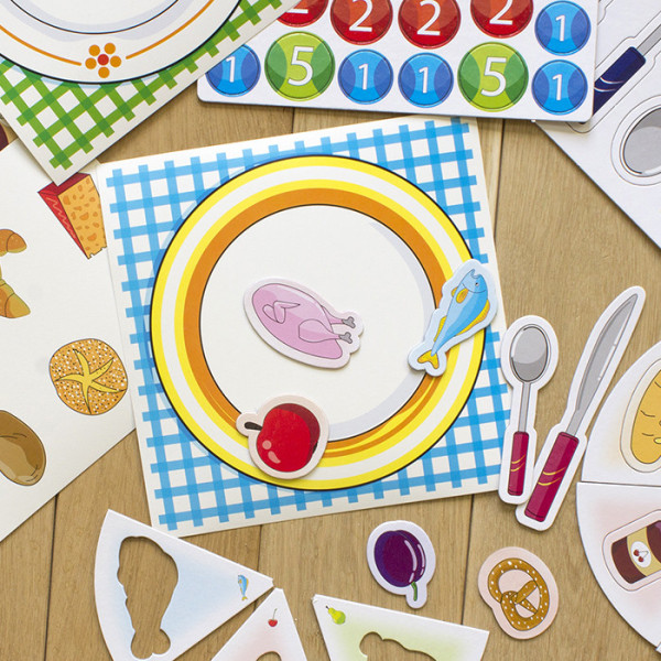 Навчальні пазли. Вивчаємо продукти харчування. Iq-club для малюків (у) 13203003 (13203003)